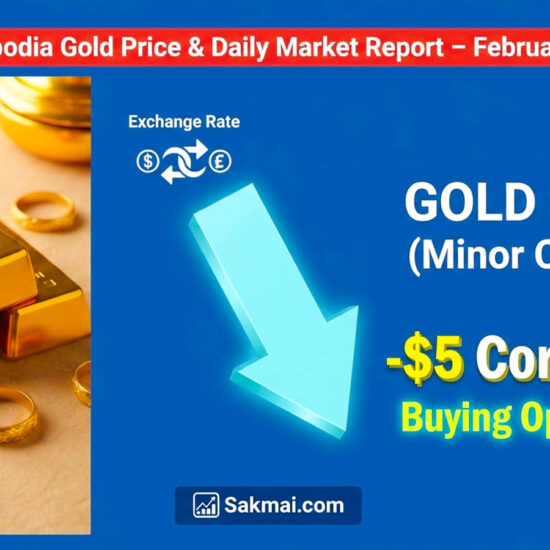 Cambodia Gold Price and Daily Market Report – February 27, 2026