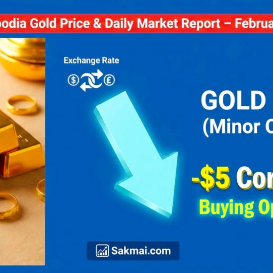 Cambodia Gold Price and Daily Market Report – February 27, 2026